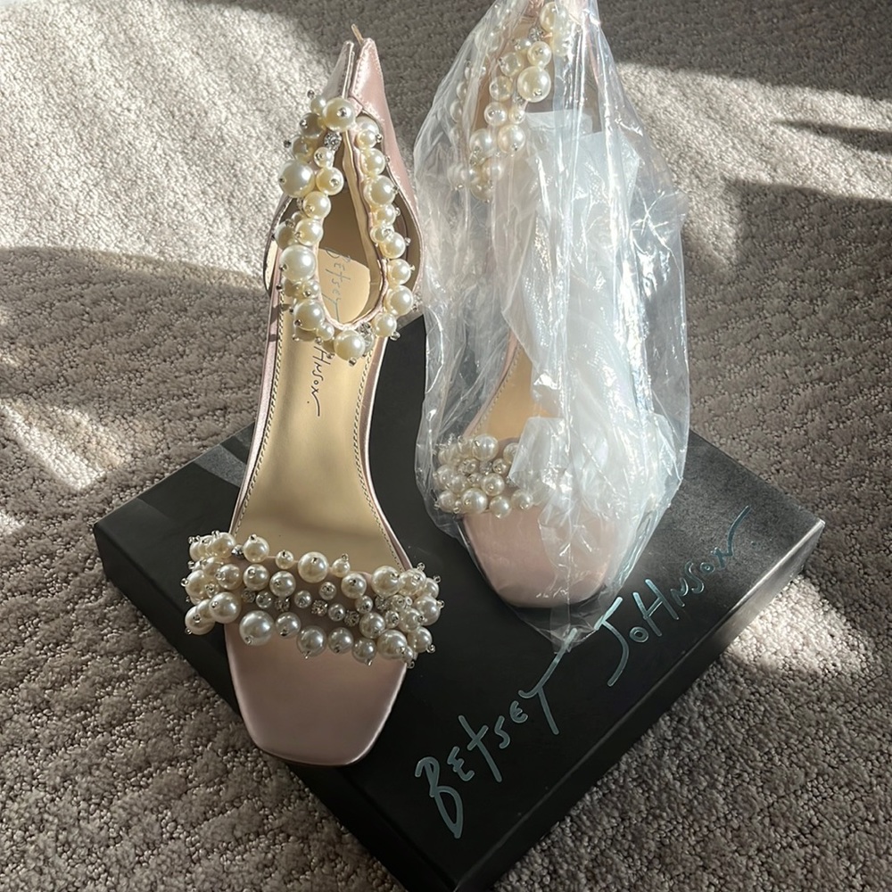 Betsey Johnson Fay Pearl Heels